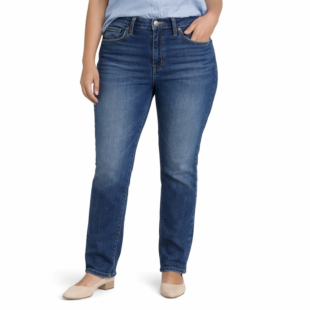 Guess Jeans Womens Size 31 Skinny Blue Tailored High Rise Denim Medium Wash Y2K